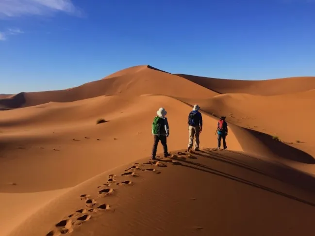 hiking in morocco Coastal and Desert Hikes